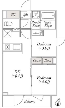 ルミーク本町イースト の物件間取画像